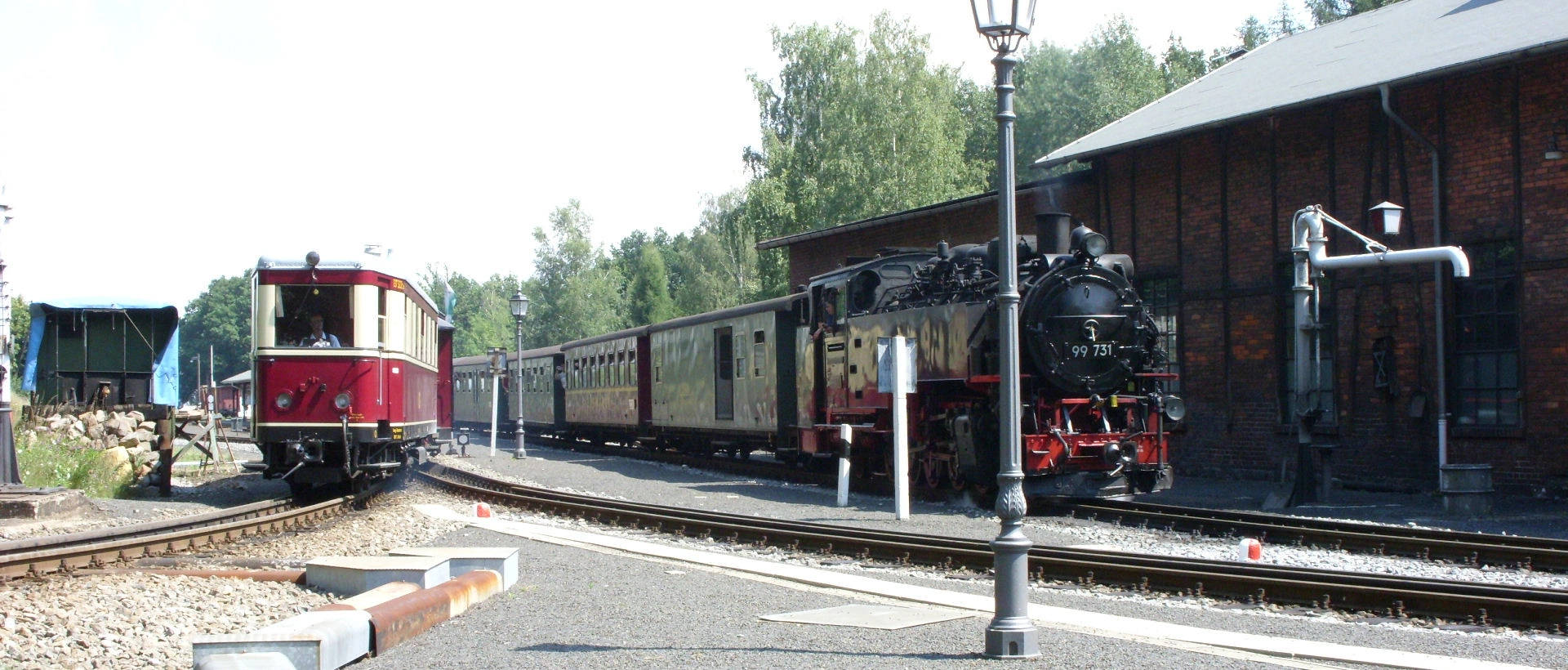 Zittauer Schmalspurbahn nach Oybin und Jonsdorf